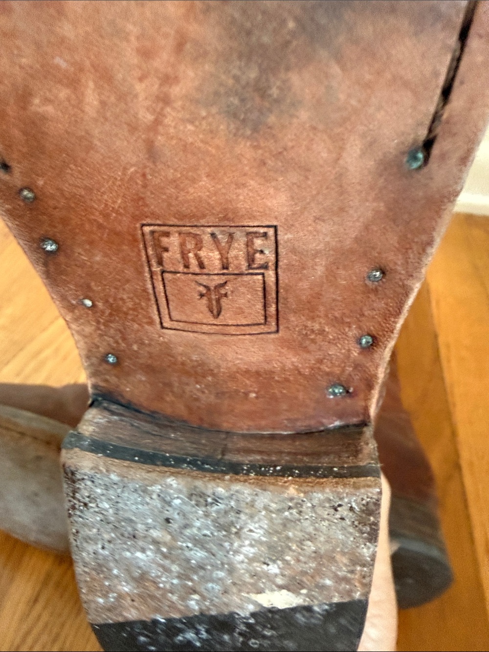 Frye Brown Leather Riding Boots - Picture 10 of 11